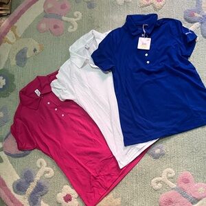 Bundle of Puma Women's Short Sleeve Tees - Blue, White, Pink